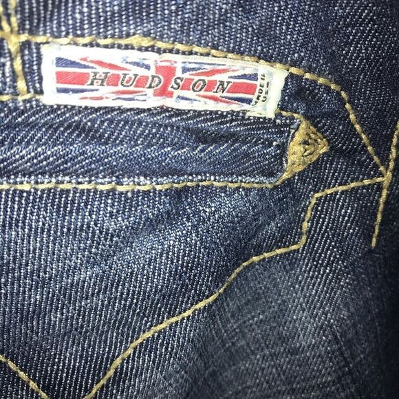 NEW! Hudson Rodeo Trouser Denim Short 24 - Picture 10 of 12